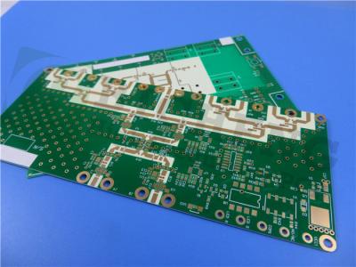 China Tweezijdige de Hoge Frequentiepcb van Rogersro4360 rf PCB 12mil met Onderdompelingsgoud voor de Versterkers van de Basisstationmacht Te koop