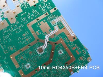 China 6 camadas de PCB híbrido 10 mil com via cega à venda