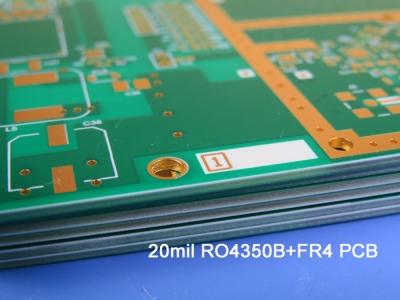 Κίνα Rogers 4350 Blind μέσω μικτού σήματος PCB 6 επιπέδων για ψηφιακό δορυφορικό δέκτη προς πώληση