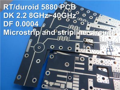 Chine 2 panneau de carte PCB de Rogers RT/Duroid 5880 rf de couche avec 10mil 20mil 31mil à vendre