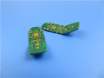 China 4 Layer Rigid-Flex PCB Built on FR-4 and Poyimide With Immersion Gold and Green Solder Mask for Industrial Surveying for sale