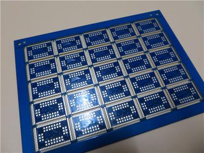 China Multilayer PCB  Blue Solder Mask Copper 35um Circuit Board With Edge Castellated Plating for sale