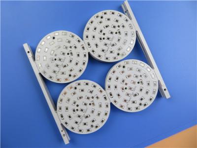 China 1,0 dielektrisches Aluminiumpwb substrat W/MK 75um für Beleuchtung 9W LED zu verkaufen