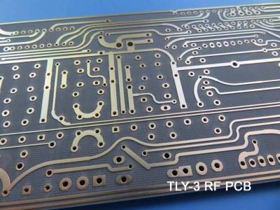 China TLY-3 lightweight 100x90mm Communication PCB 2 Sided Taconic TLY Laminates for sale