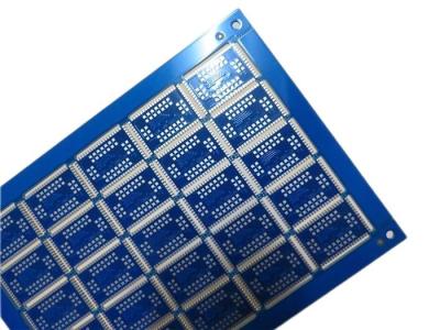 Китай Монтажные платы отверстий PCB края Castellated половинные построенные на 1.6mm FR-4 с голубой маской припоя продается