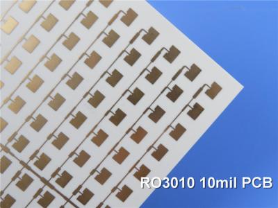 Κίνα Πίνακας 10mil 0.254mm DK10.2 PCB μικροκυμάτων RO3010 Rogers για τους άμεσους δορυφόρους ραδιοφωνικής μετάδοσης προς πώληση