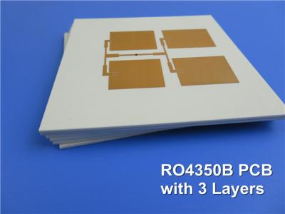 China Multi Layer B Rogers 4350 3 Layer 1,88 mm Immersion Gold PCB für Wireless Booster zu verkaufen