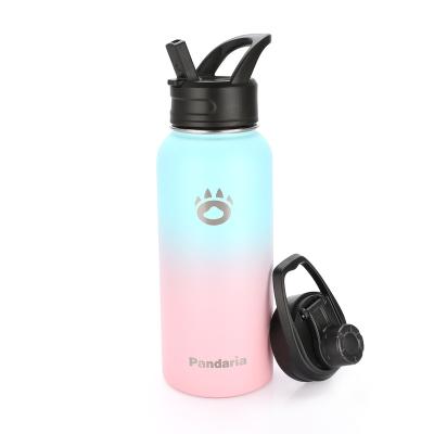 China 2022 New Two Color Design SS304 Sustainable Sports Canteen 32oz Double Wall Vacuum Insulated Water Bottle For And Color Customization for sale