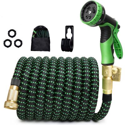 China Flexible FACTORY SELL water pipe telescopic magic water pipe car wash high pressure gun watering flowers outdoor garden water gun hose for sale