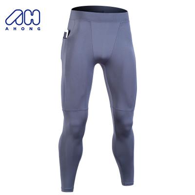 China Wholesale Breathable Men Shaping Workout Fitness Pants Quick-drying Jogging Gym Men's Sports Waist Running Gaiters Plus Tights for sale