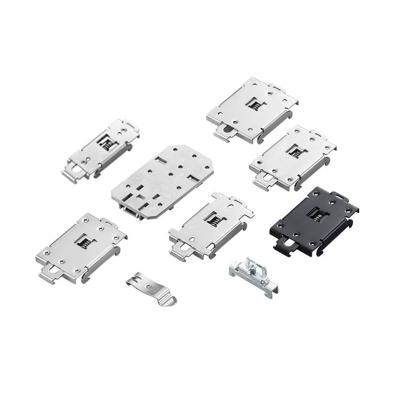 China R99-15 Steel Sheet Metal Plating Spring Retaining Tabs DIN Guide Rail Solid State Relay Power Change Rack for sale