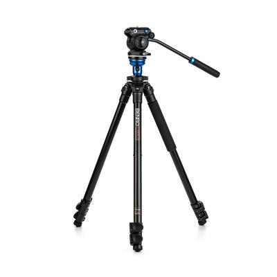 China Monopod Style Single Video Tripod Tube PORTABLE Free Shipping Professional Video Camera Tripod With 60Mm Video Head for sale