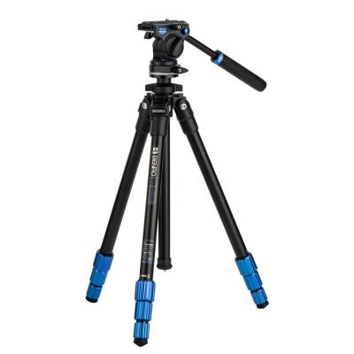 China PORTABLE Free Shipping 4 Sections Twist Lock Light Weight Aluminum Video DSLR Camera Mobile Phone Tripod Kit for sale