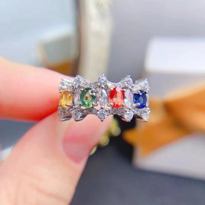 China High Quality Natural Loose Jewelry CLASSIC Gem Stone Rings from Sapphire BOHO for sale