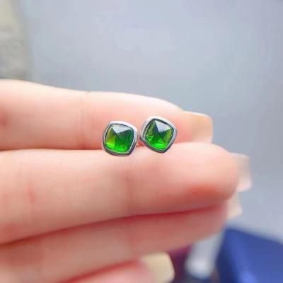 China New Design CLASSIC Silver Unique Gemstone Jewelry Beautiful Classic Gemstone Earrings For Women for sale