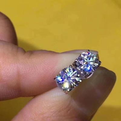 China Factory Supply CLASSIC Moissanite Diamond Crystal Luxury Earrings for sale