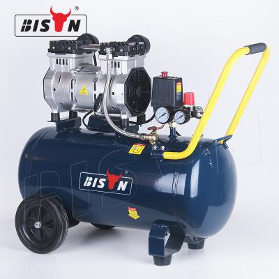 China Bison China Low Noise Oil Free 8Bar Air Compressor Pressure Silet 2Hp Oil Free Air Compressor for sale