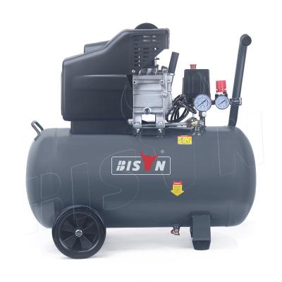 China Bison 50 Liter 230V AC Compressor Direct Drive 8Bar 115Psi Oil Lubricated Direct Driven Air Compressor Single for sale