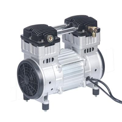 China Hotels Bison China Two Cylinder Silent Oil Less Air Compressor Head 2hp 1500w Air Compressor Pump for sale