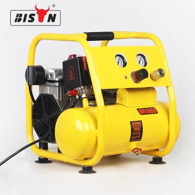 China Bison China Air Compressor 1.1Kw Ac230V Oilless Silent Oil Free Air Compressor for sale