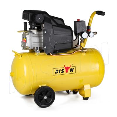 China Bison China Direct Driven Air Lubricated Compressor 230V 50Hz 1.7Kw Reciprocating Compressor for sale