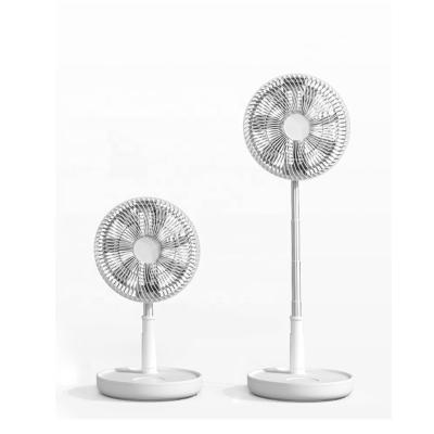 China Promotional Chinese Telescopic Plastic Rotary Mini Hand Folding Retractable Floor Travel Desk Fan for sale