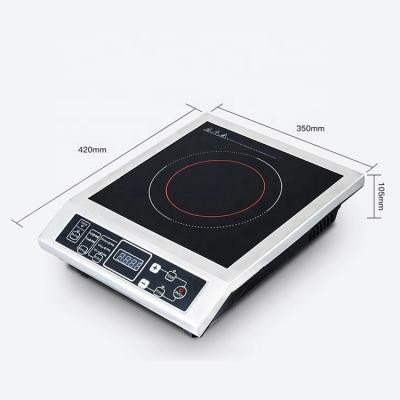 China 2022 Contemporary Modern Commercial China Hotel Mini Electric Heat 220v Electric Induction Cooker Portable Single Glass Cooktop for sale