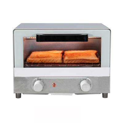 China Hotel Multifunctional Durable Timer Heat Resistant Tempered Glass Toast Rotisserie Toaster 10L Electric Pizza Baking Oven for sale