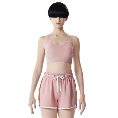 China Comfortable Anti-Wrinkle Women Cotton Casual Workout Shorts Loungewear Sleepwear Pink for sale