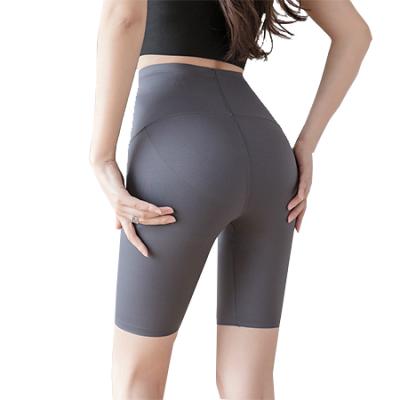 China Breathable Women Bike Shorts Cycling Shorts Workout Gaiters Yoga Pants Sportswear Gray for sale