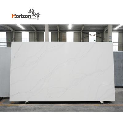 China Wholesale Price Durable 2023 Artificial White Quartz Stone Slab Countertops Crystal White Quartz Stone Slab Stone Fabrication for sale