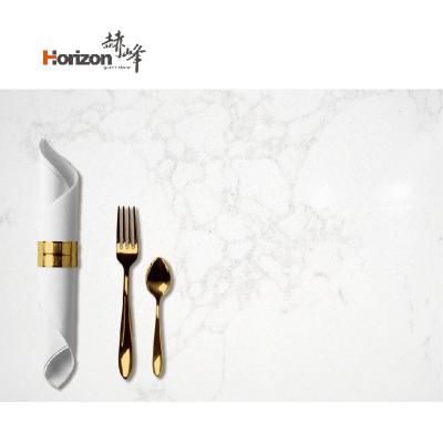 China 2023 horizon durable quartz stone slabs for kitchen table natural stone artificial quartz slabs calacatta wall panel for sale