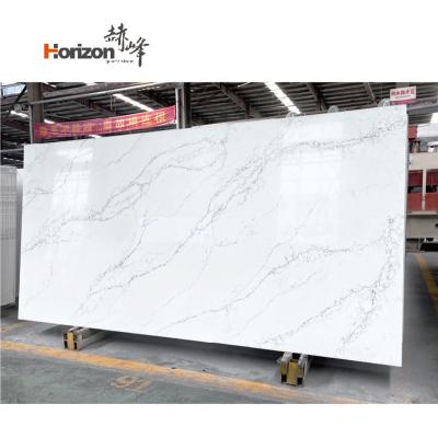 China Durable 2023 Carrara Quartz Countertops Skyline Quartz Slab Granito Stone Artificial Carrara Quartz Slab for sale