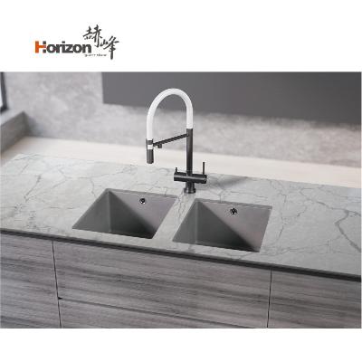 China Durable 2023 Artificial Stone Calacatta White Quartz Slabs,White Quartz Slabs Solid Surfaces For Modern Bathroom Hotel/Restaurant Pro for sale