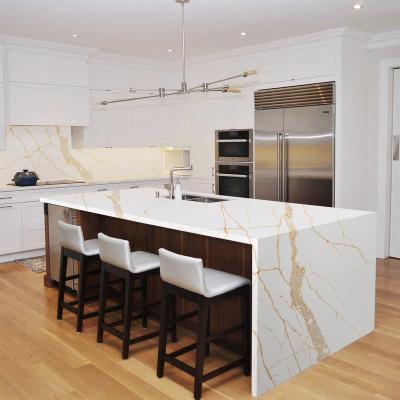 China Durable artificial calacatta quartz engineered calcata stone products calcutta gold quartz slab for sale