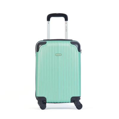 China Fashionable Custom Logo 2 Piece Spinner ABS Luggage Travel Luggage Set for sale