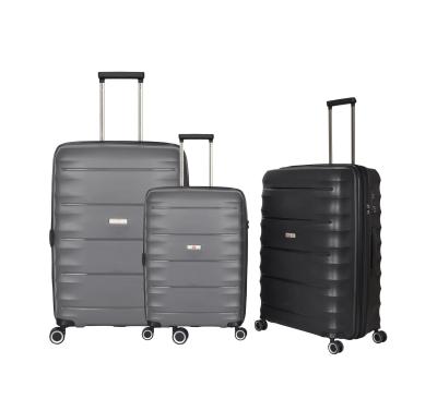 China Fashionable Manufacture Rolling Trolley Travel Suitcase Luggage Set Trolley PP Luggage for sale