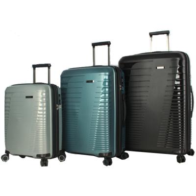 China Wholesale Price Fashionable Cheap Trolley Suitcases Set pp Moving Luggage With Spinner Wheels for sale