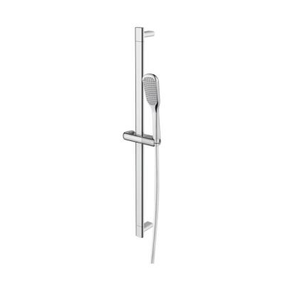 China Xiamen Wholesale Bathroom Adjustable Slide Kit Stainless Steel Slider Bar Shower Rail for sale