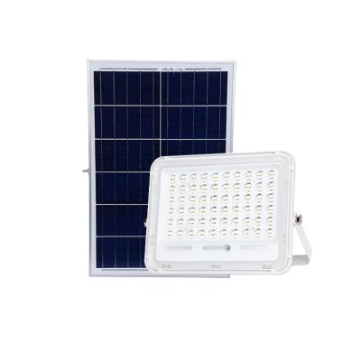 China Garden Made In China Top Quality 30v/36v/48v White Aluminum Solar Led Flood Light for sale