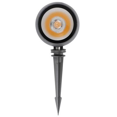 China Modern Best Selling Goods Using 5*2W 85-265V Black Aluminum Garden Spike Light for sale