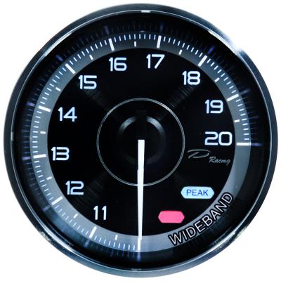 China 60mm 2 color high quality 60mm brushed metal plate car broadband gauge for sale