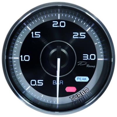 China 60mm Analog Led Turbo Gauge 3 Bar Diesel Boost Gauge 60mm for sale