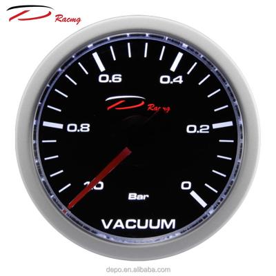 China 52mm Analog Auto Meter Kit Self Calibration Auto Racing VA BAR PSI Gauge INHG For Car Vehicle Best Vacuum Gauge CSM-W5271B for sale