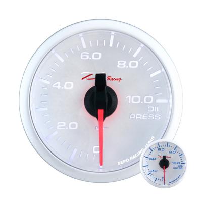 China 60mm WBL Automatic Gauge Japanese Stepper Motor 2 Colors Racing Oil Pressure Gauge 60mm for sale