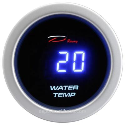 China 52mm D-BL Digital Auto Depo Racing Water Temperature Gauge For Auto Car Automobile 52mm for sale