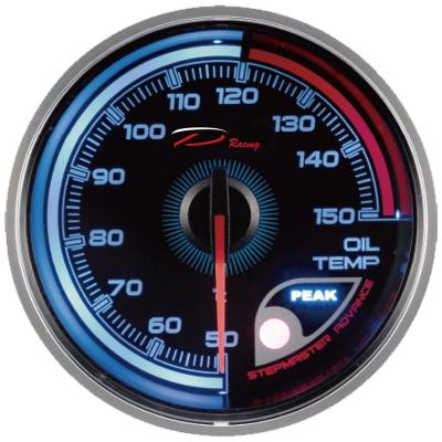 China 60mm Oil Temp Gauge 256 Racing Colors Led Display For Car 60mm for sale