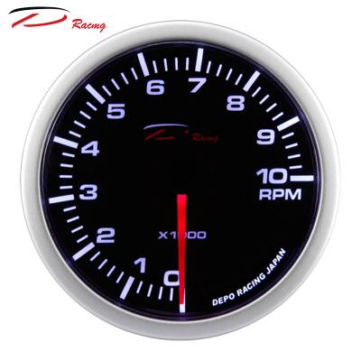 China Aluminum Wrapping 60mm Tachometer For Electric Motors Gauge for sale