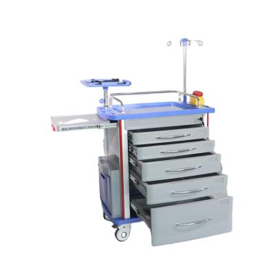 China High Quality Modern Factory Emergency Trolley Hospital Trolley Trolley For Nursing Instrument for sale