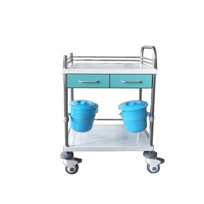 China Hot Sale Factory Direct Medical ABS Hospital Treatment Trolley Nursing Trolley for sale